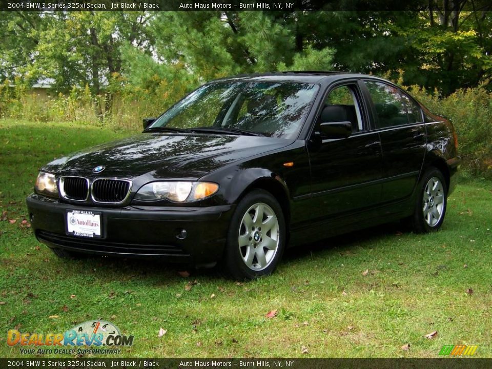 2004 BMW 3 Series 325xi Sedan Jet Black / Black Photo #1