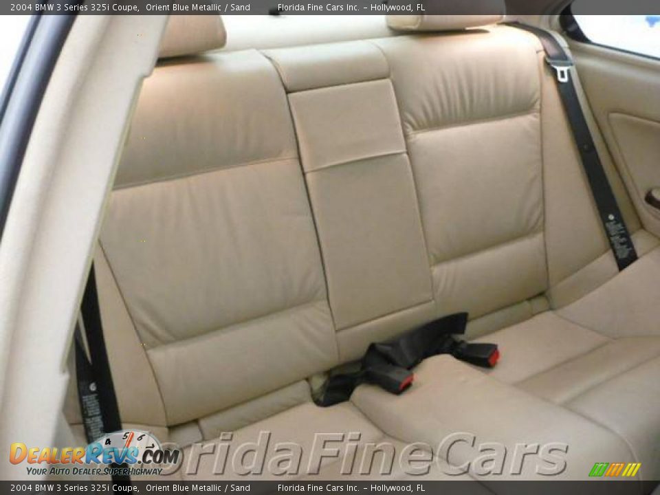2004 BMW 3 Series 325i Coupe Orient Blue Metallic / Sand Photo #14