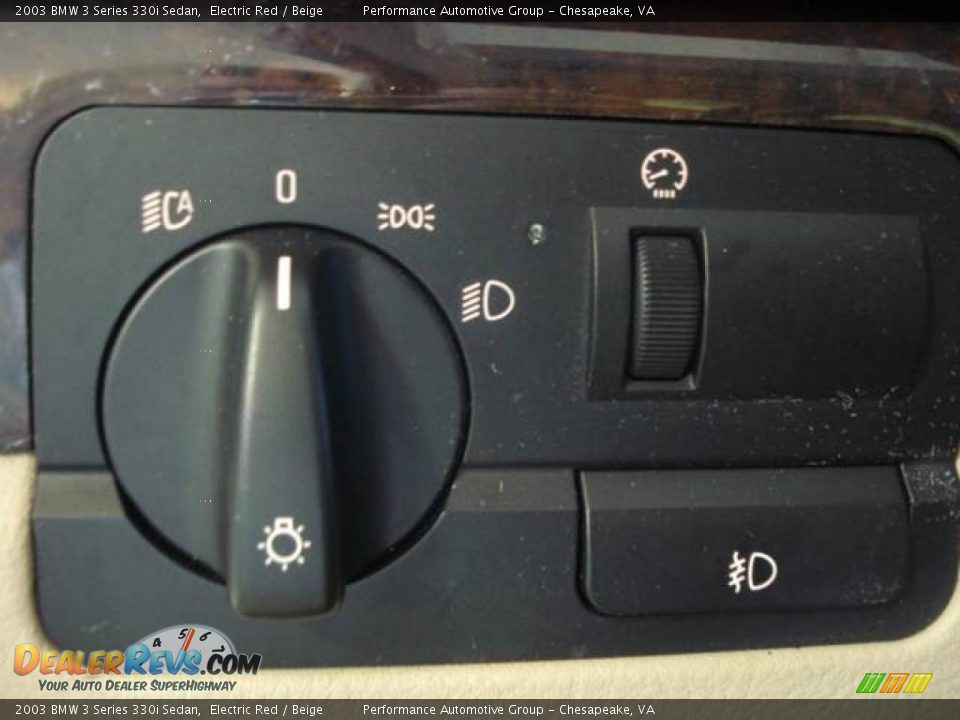 2003 BMW 3 Series 330i Sedan Electric Red / Beige Photo #24