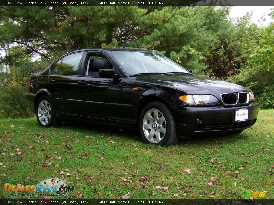 2004 BMW 3 Series 325xi Sedan Jet Black / Black Photo #6