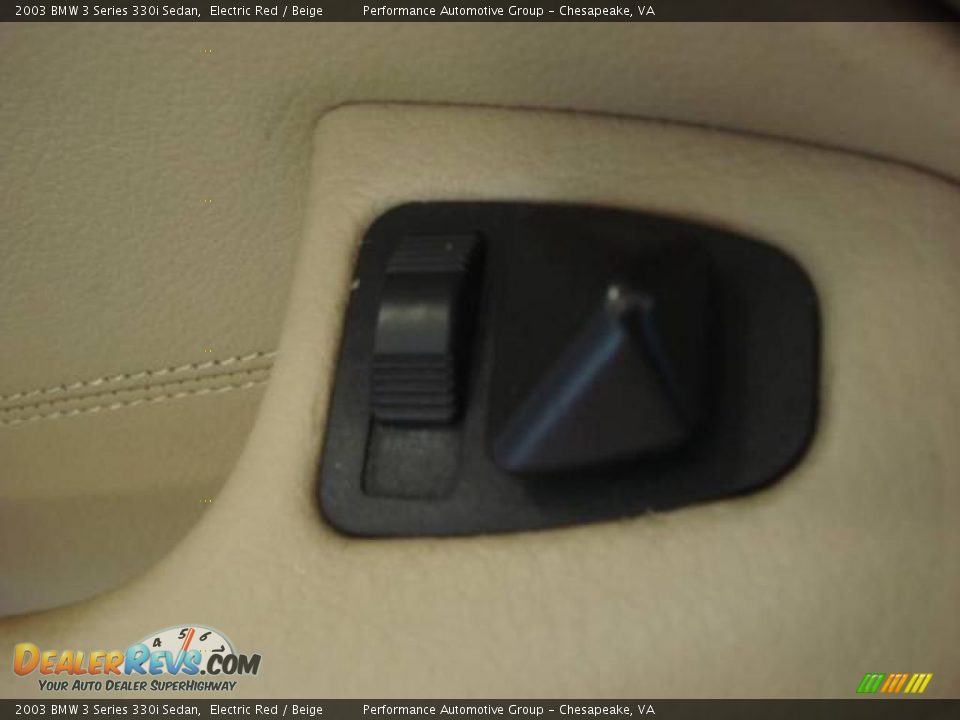 2003 BMW 3 Series 330i Sedan Electric Red / Beige Photo #25
