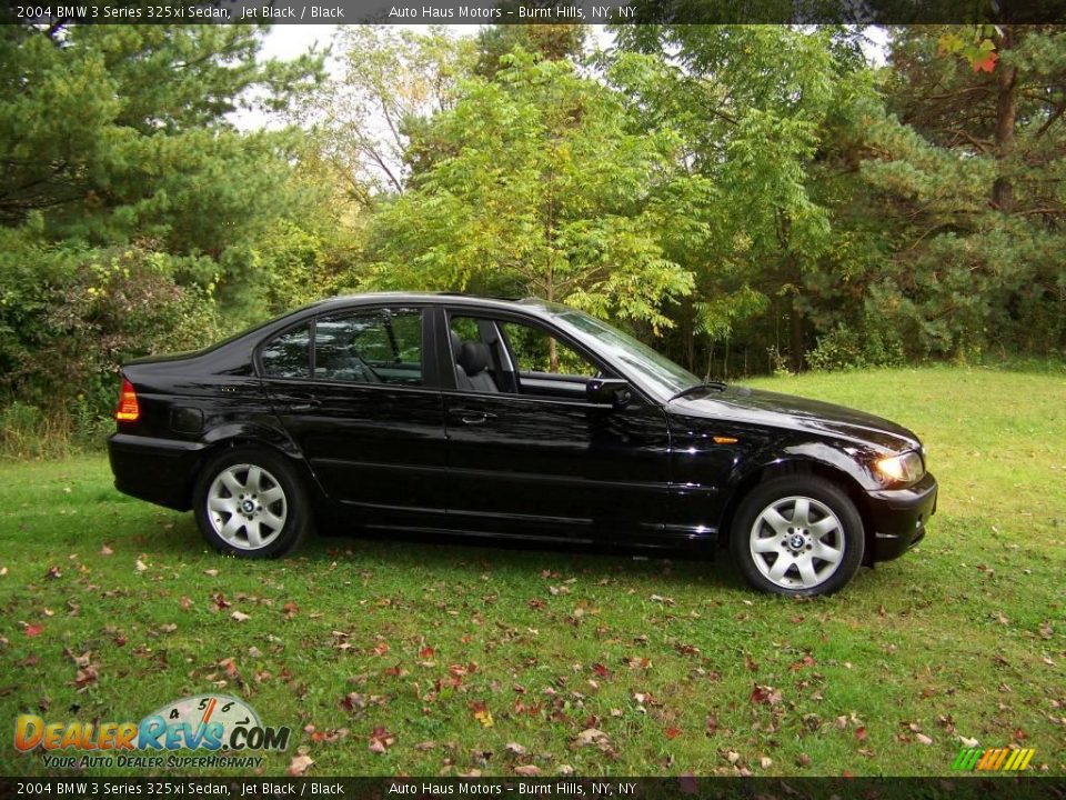 2004 BMW 3 Series 325xi Sedan Jet Black / Black Photo #7