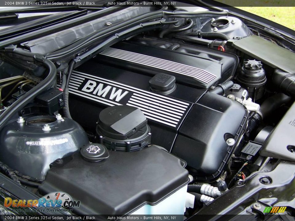 2004 BMW 3 Series 325xi Sedan Jet Black / Black Photo #23