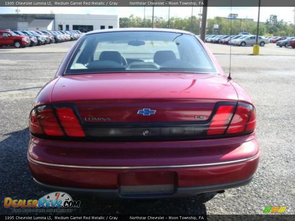 1995 Chevrolet Lumina LS Medium Garnet Red Metallic / Gray Photo #3