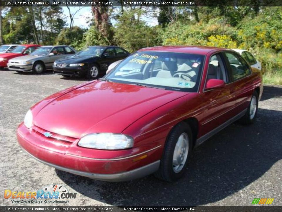 1995 Chevrolet Lumina LS Medium Garnet Red Metallic / Gray Photo #5