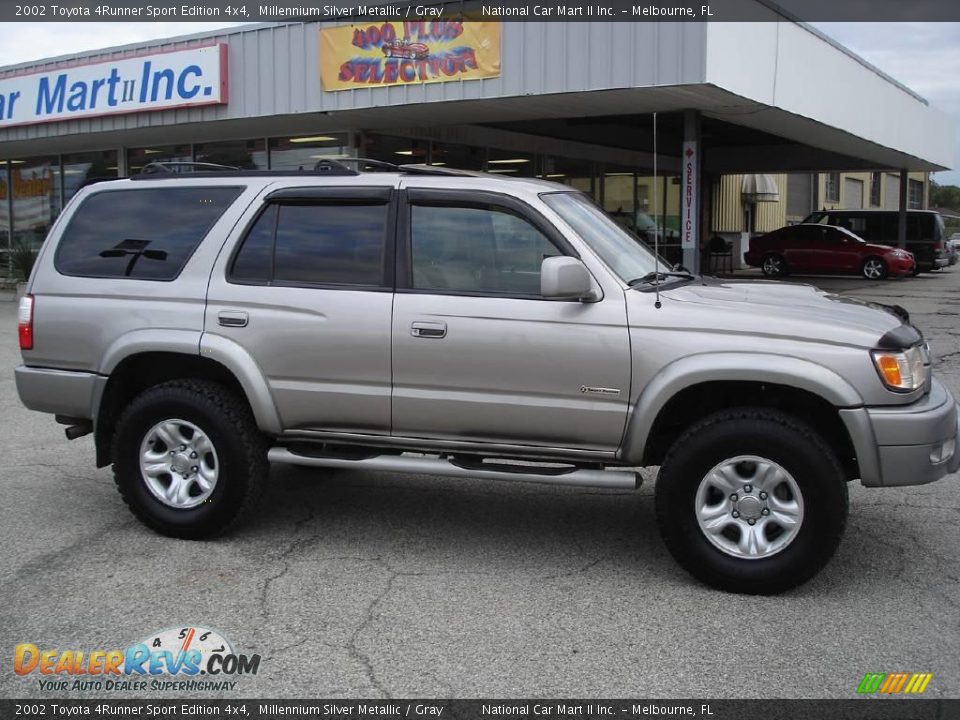 2002 Toyota 4Runner Sport Edition 4x4 Millennium Silver Metallic / Gray Photo #5