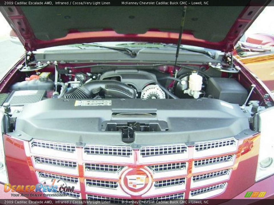 2009 Cadillac Escalade AWD Infrared / Cocoa/Very Light Linen Photo #20