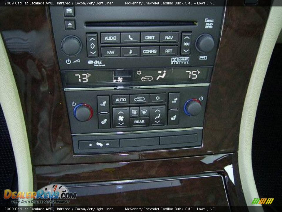 2009 Cadillac Escalade AWD Infrared / Cocoa/Very Light Linen Photo #23