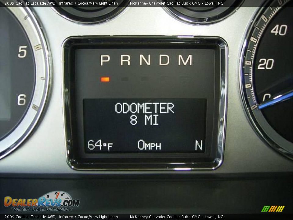 2009 Cadillac Escalade AWD Infrared / Cocoa/Very Light Linen Photo #25