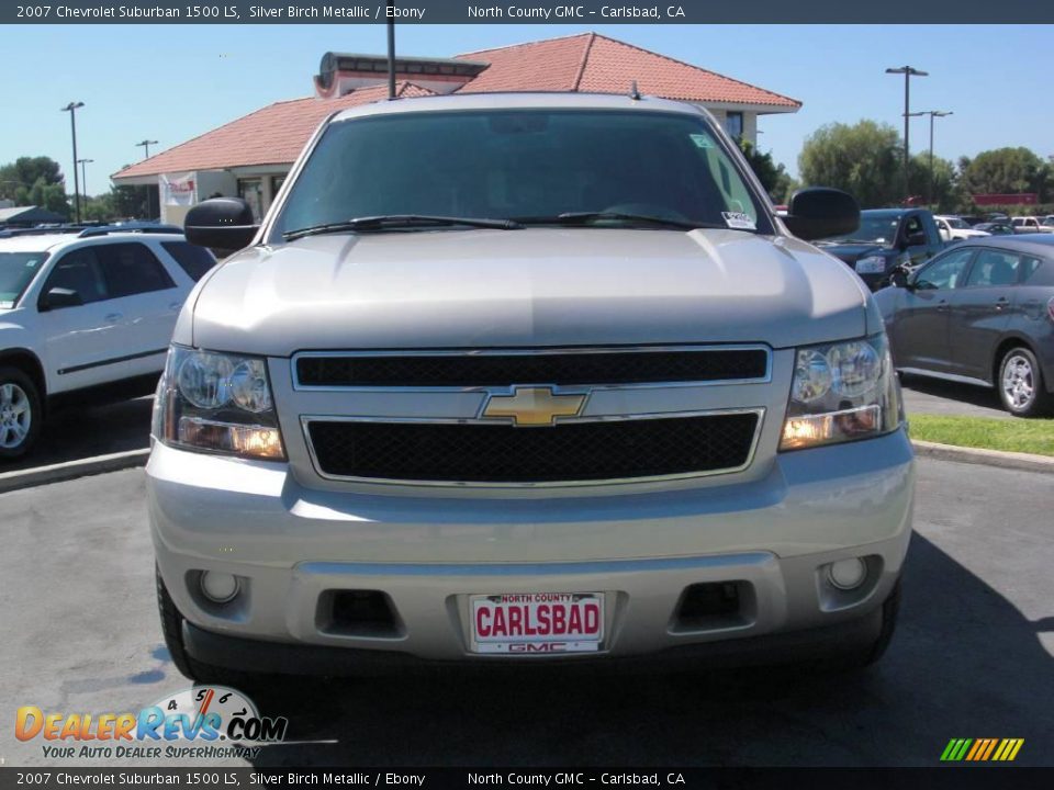 2007 Chevrolet Suburban 1500 LS Silver Birch Metallic / Ebony Photo #2
