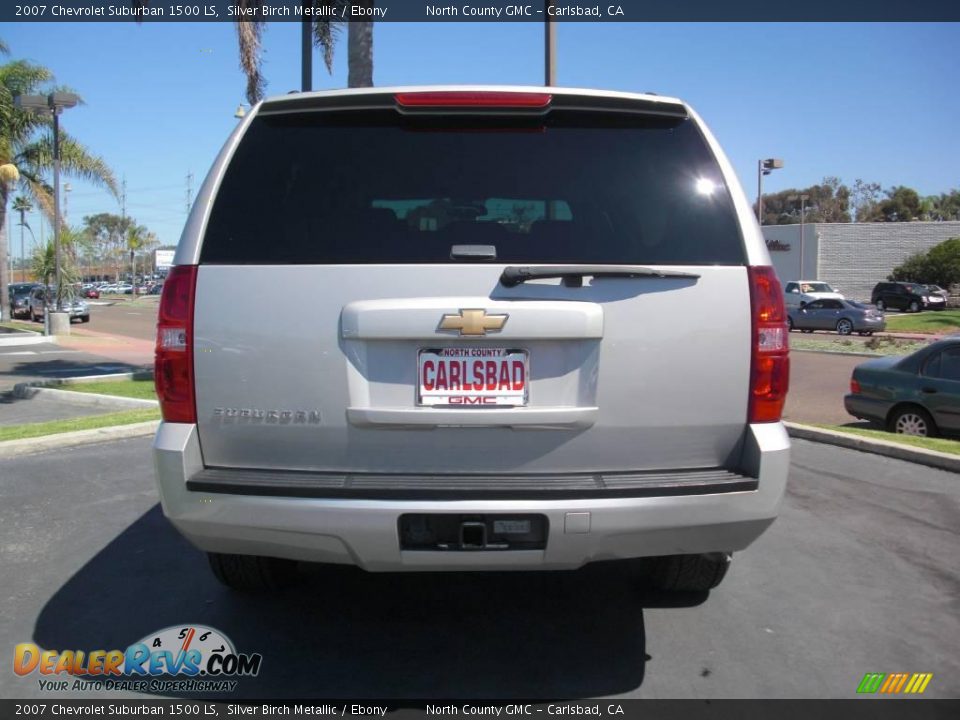 2007 Chevrolet Suburban 1500 LS Silver Birch Metallic / Ebony Photo #6