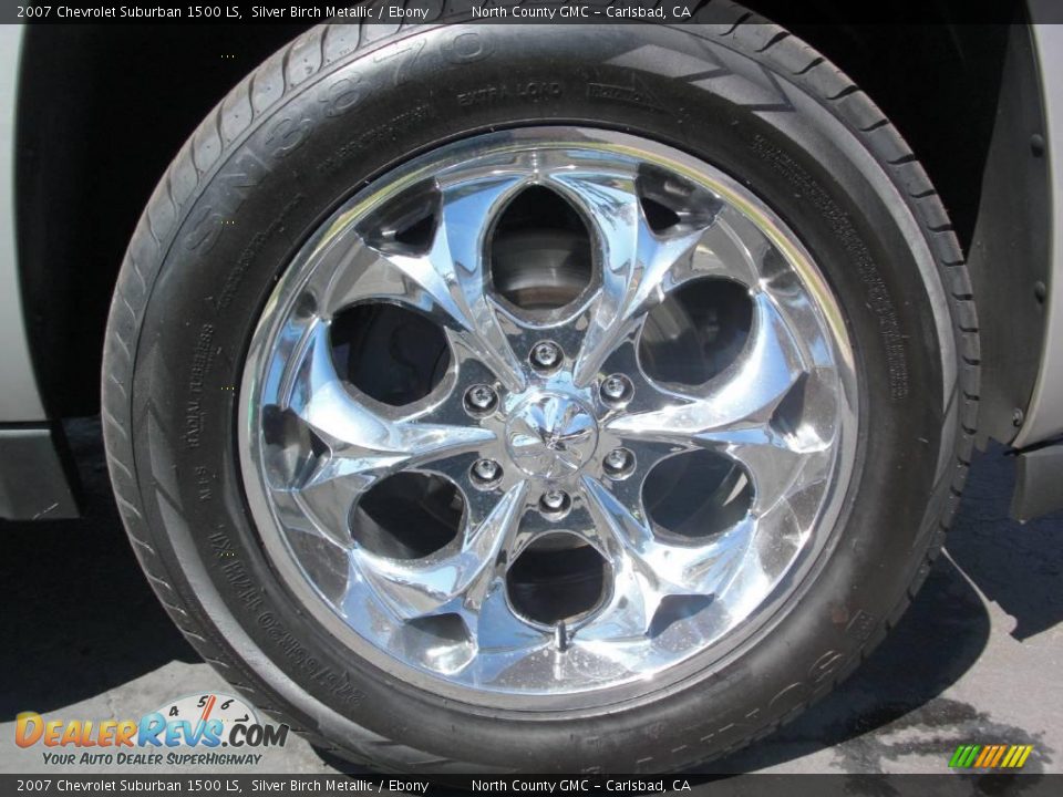 2007 Chevrolet Suburban 1500 LS Silver Birch Metallic / Ebony Photo #10