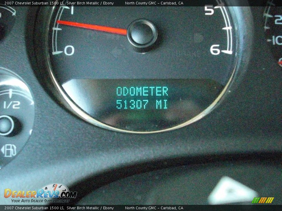 2007 Chevrolet Suburban 1500 LS Silver Birch Metallic / Ebony Photo #14