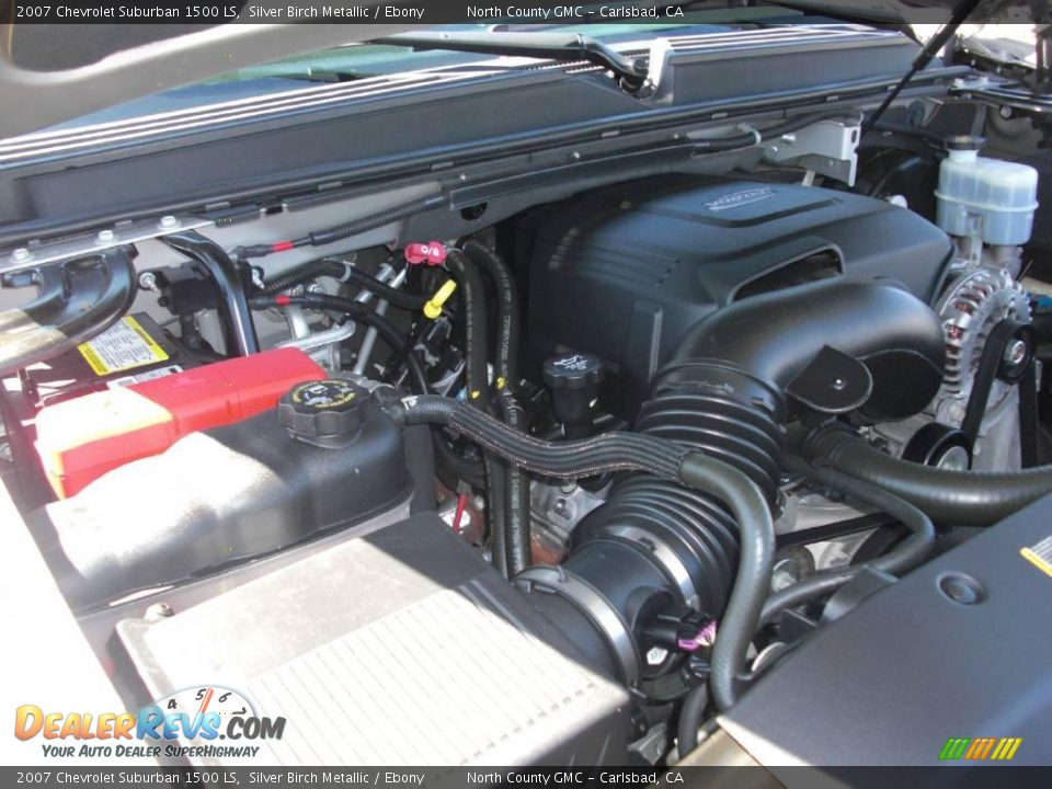 2007 Chevrolet Suburban 1500 LS Silver Birch Metallic / Ebony Photo #36