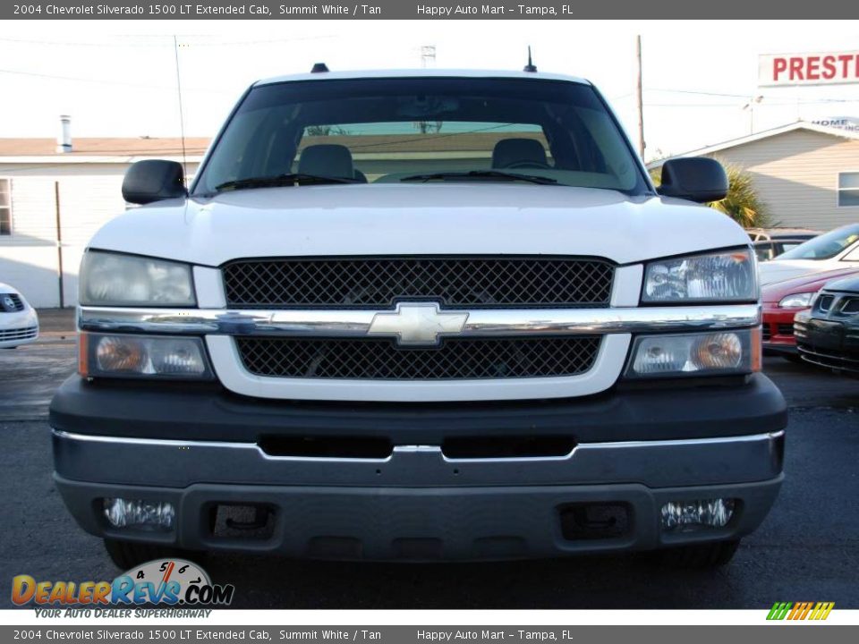 2004 Chevrolet Silverado 1500 LT Extended Cab Summit White / Tan Photo #7