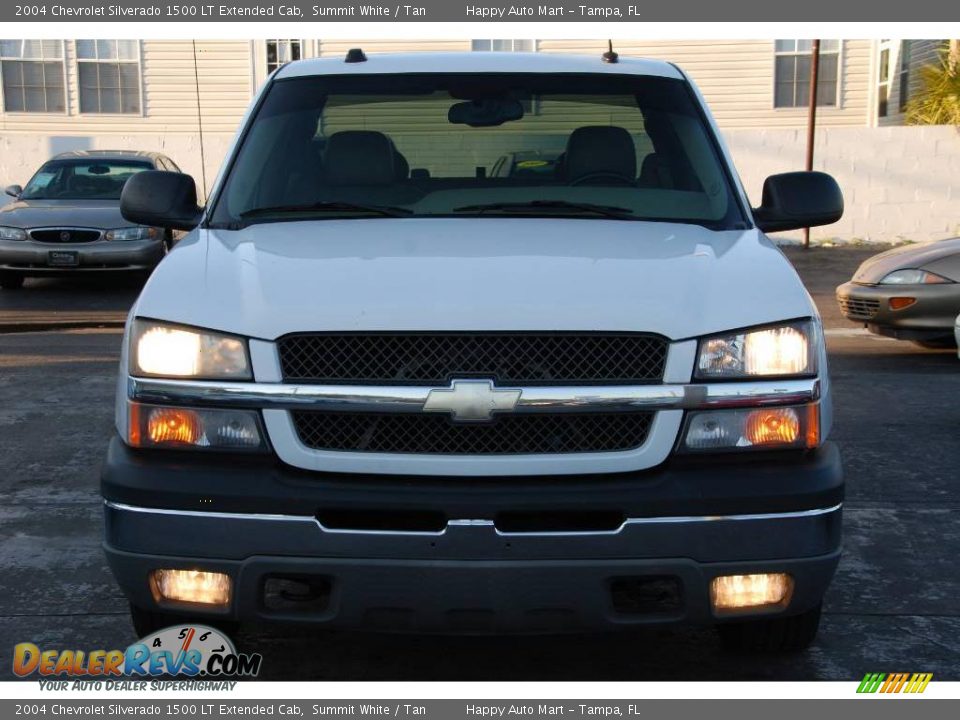 2004 Chevrolet Silverado 1500 LT Extended Cab Summit White / Tan Photo #9