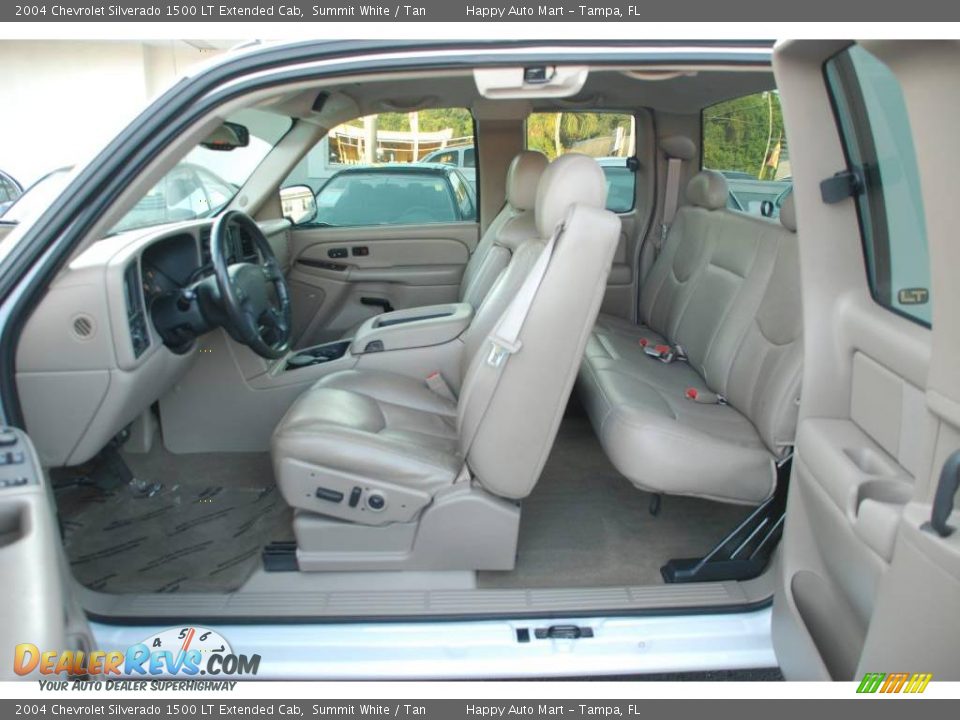 2004 Chevrolet Silverado 1500 LT Extended Cab Summit White / Tan Photo #14