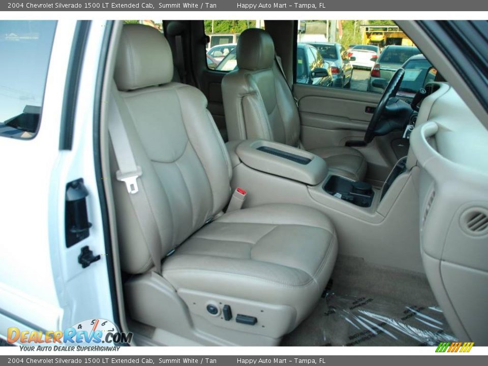 2004 Chevrolet Silverado 1500 LT Extended Cab Summit White / Tan Photo #15