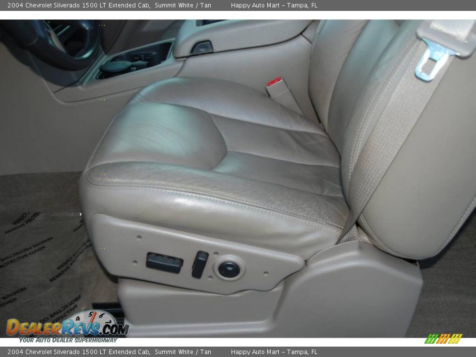 2004 Chevrolet Silverado 1500 LT Extended Cab Summit White / Tan Photo #19