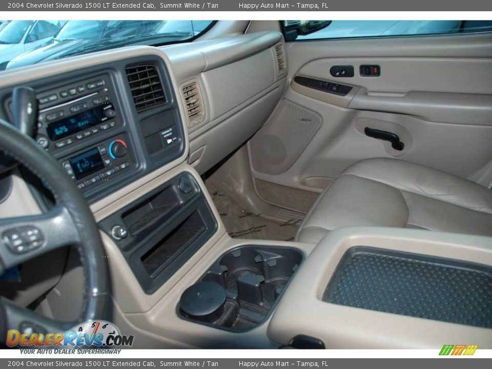 2004 Chevrolet Silverado 1500 LT Extended Cab Summit White / Tan Photo #20