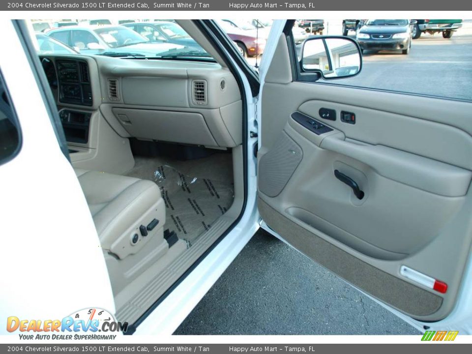 2004 Chevrolet Silverado 1500 LT Extended Cab Summit White / Tan Photo #22