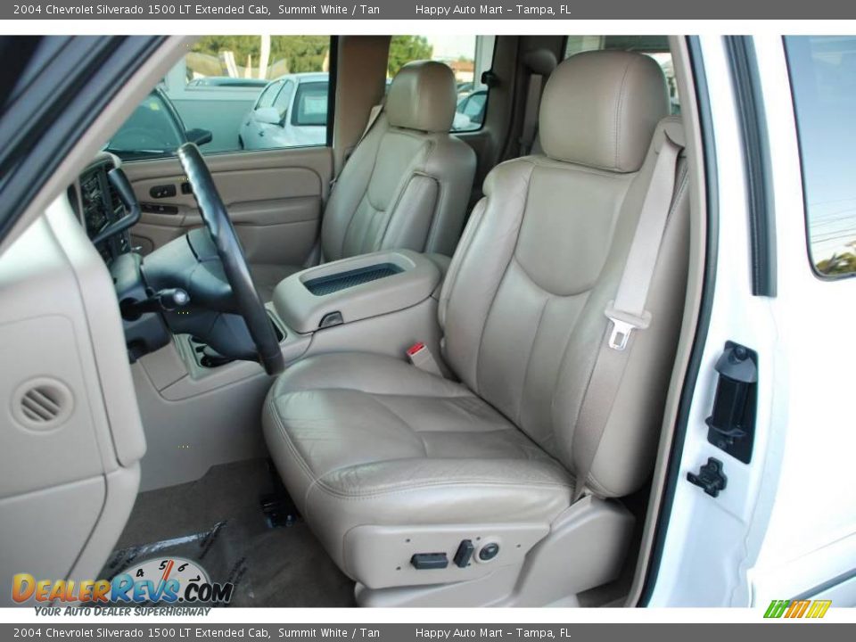 2004 Chevrolet Silverado 1500 LT Extended Cab Summit White / Tan Photo #24