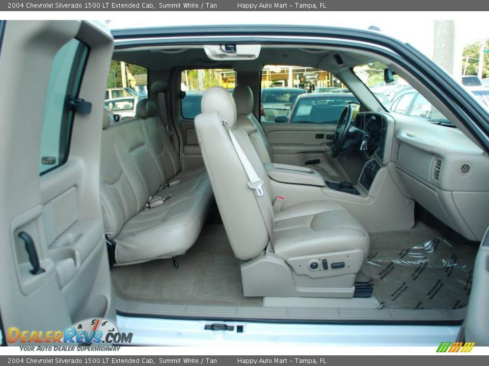 2004 Chevrolet Silverado 1500 LT Extended Cab Summit White / Tan Photo #26