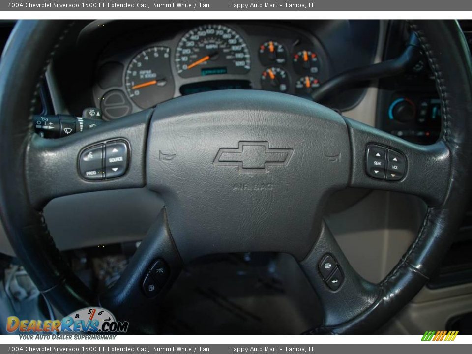 2004 Chevrolet Silverado 1500 LT Extended Cab Summit White / Tan Photo #28
