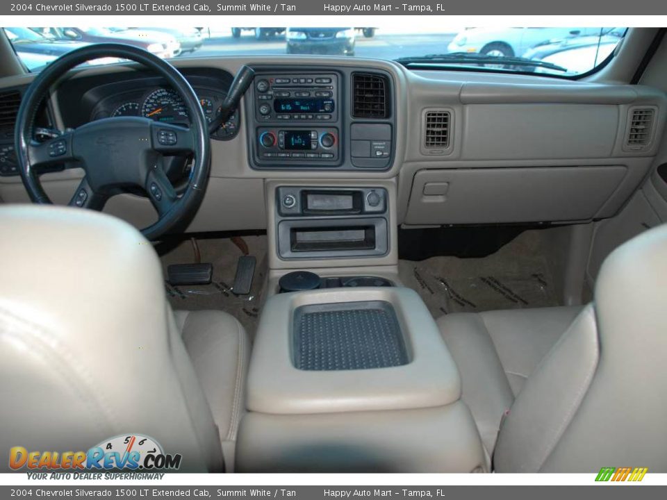 2004 Chevrolet Silverado 1500 LT Extended Cab Summit White / Tan Photo #29