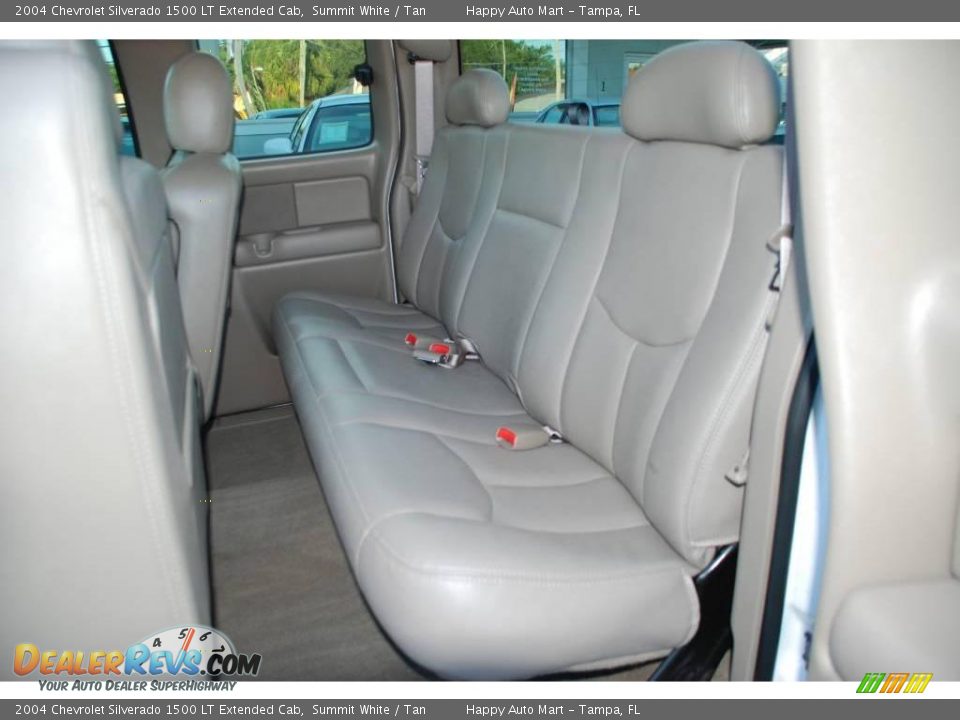 2004 Chevrolet Silverado 1500 LT Extended Cab Summit White / Tan Photo #32