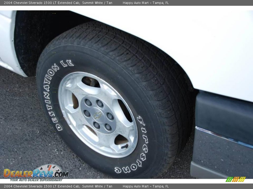 2004 Chevrolet Silverado 1500 LT Extended Cab Summit White / Tan Photo #35