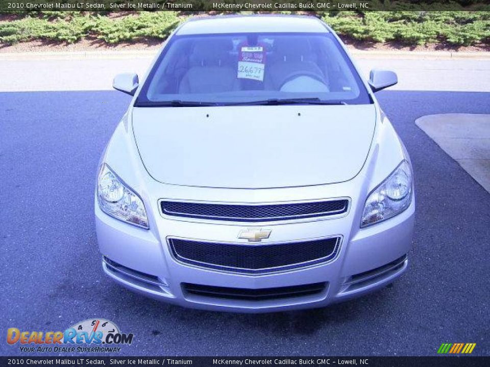 2010 Chevrolet Malibu LT Sedan Silver Ice Metallic / Titanium Photo #7