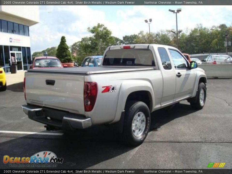 2005 Chevrolet Colorado Z71 Extended Cab 4x4 Silver Birch Metallic / Medium Dark Pewter Photo #3