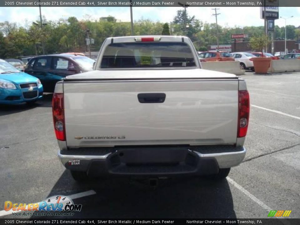 2005 Chevrolet Colorado Z71 Extended Cab 4x4 Silver Birch Metallic / Medium Dark Pewter Photo #4