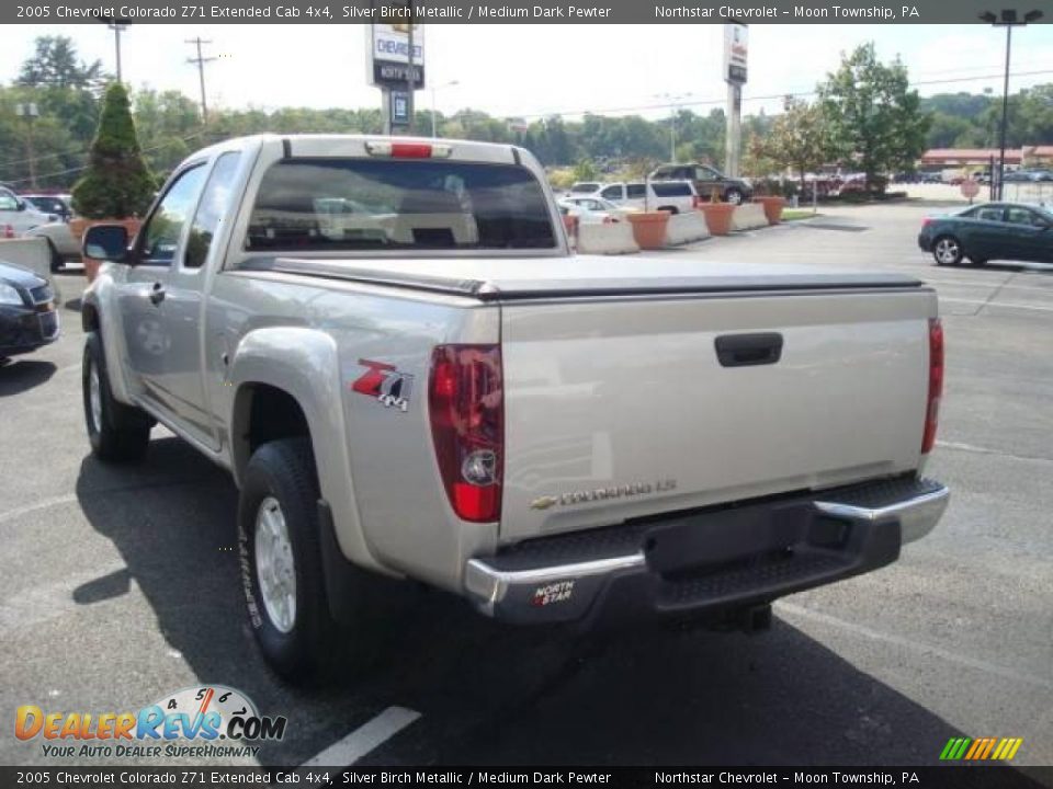 2005 Chevrolet Colorado Z71 Extended Cab 4x4 Silver Birch Metallic / Medium Dark Pewter Photo #5