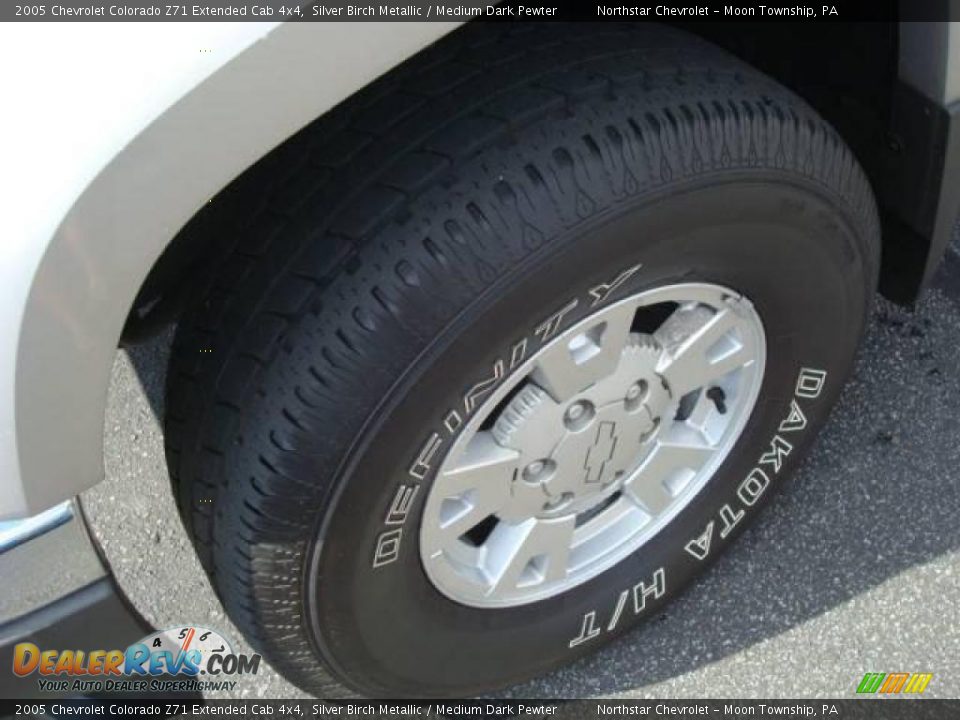 2005 Chevrolet Colorado Z71 Extended Cab 4x4 Silver Birch Metallic / Medium Dark Pewter Photo #9