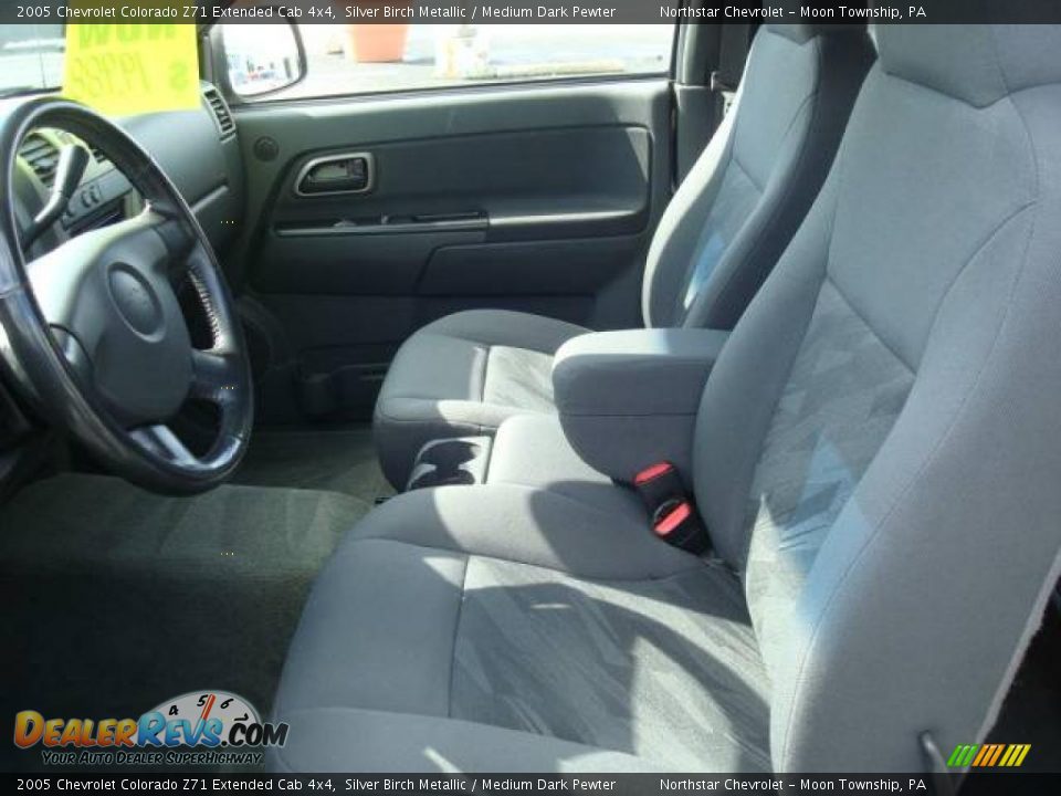 2005 Chevrolet Colorado Z71 Extended Cab 4x4 Silver Birch Metallic / Medium Dark Pewter Photo #10