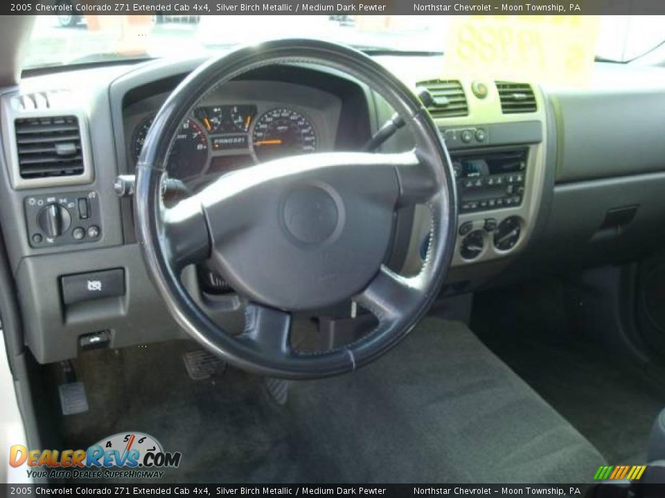 2005 Chevrolet Colorado Z71 Extended Cab 4x4 Silver Birch Metallic / Medium Dark Pewter Photo #12