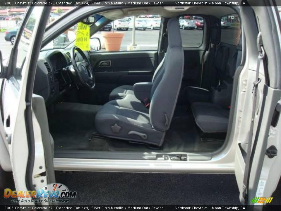 2005 Chevrolet Colorado Z71 Extended Cab 4x4 Silver Birch Metallic / Medium Dark Pewter Photo #14