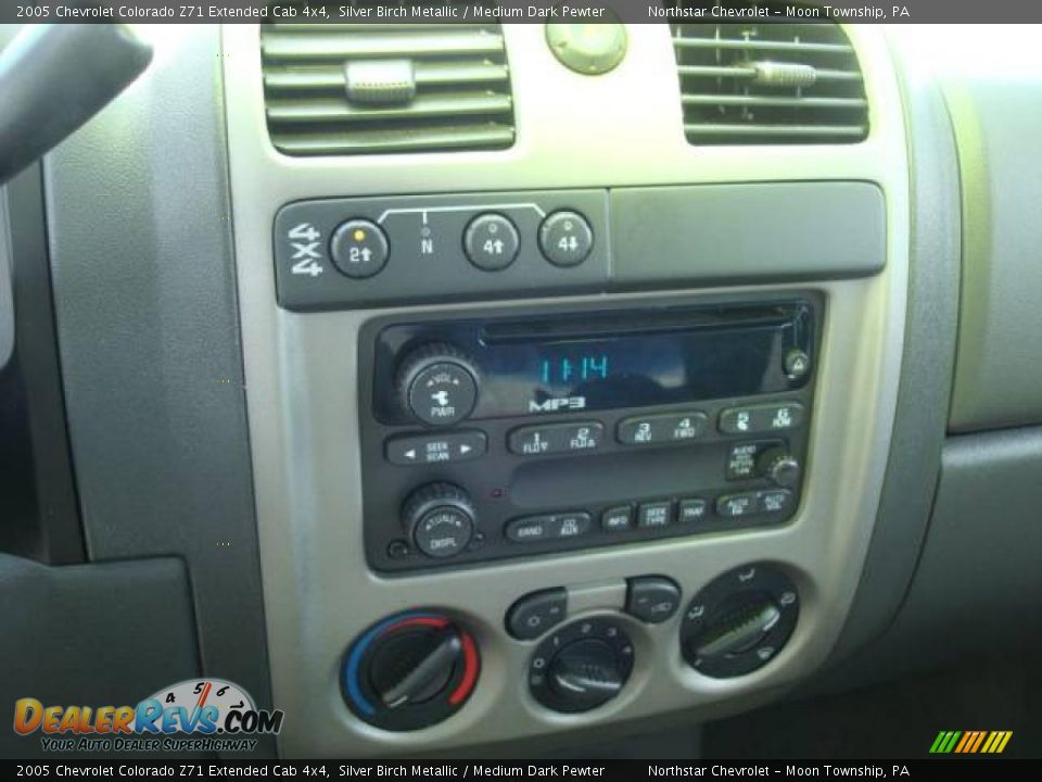 2005 Chevrolet Colorado Z71 Extended Cab 4x4 Silver Birch Metallic / Medium Dark Pewter Photo #18