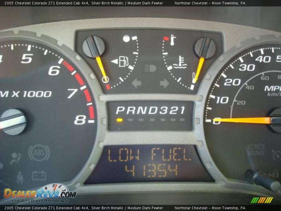 2005 Chevrolet Colorado Z71 Extended Cab 4x4 Silver Birch Metallic / Medium Dark Pewter Photo #20