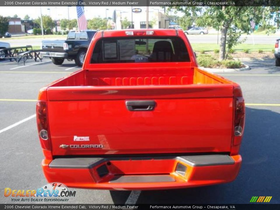 2006 Chevrolet Colorado Xtreme Extended Cab Victory Red / Medium Pewter Photo #4