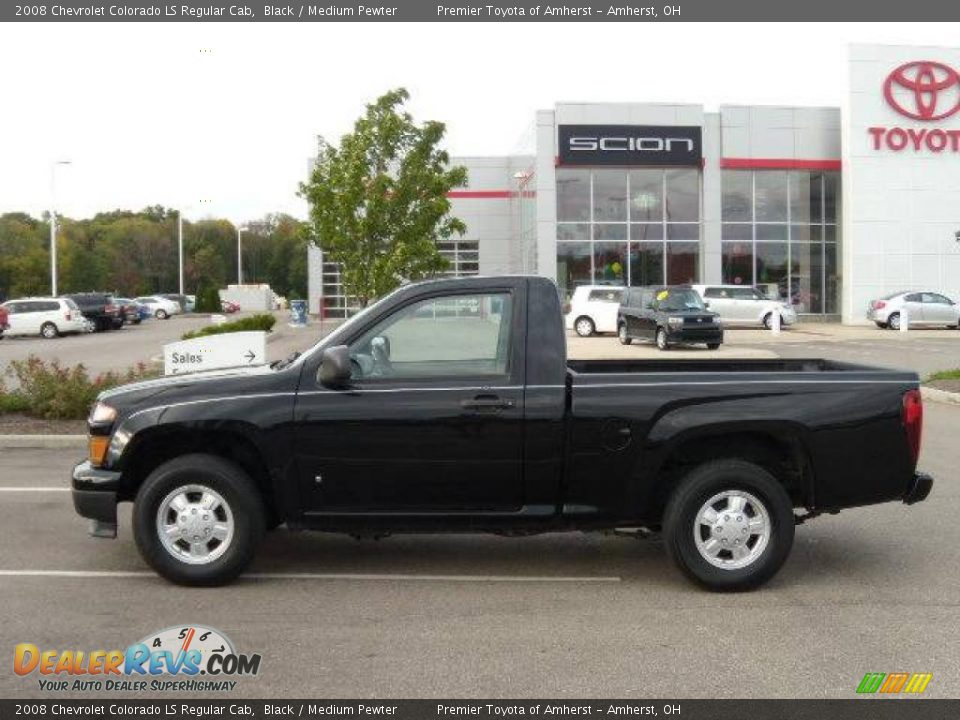 2008 Chevrolet Colorado LS Regular Cab Black / Medium Pewter Photo #2