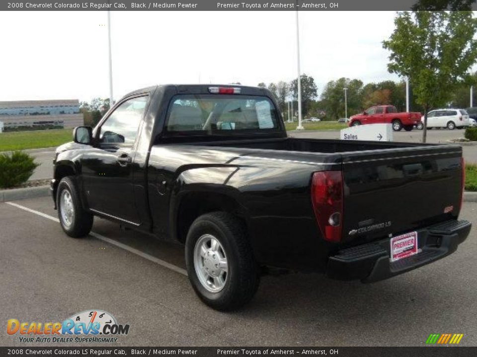 2008 Chevrolet Colorado LS Regular Cab Black / Medium Pewter Photo #3