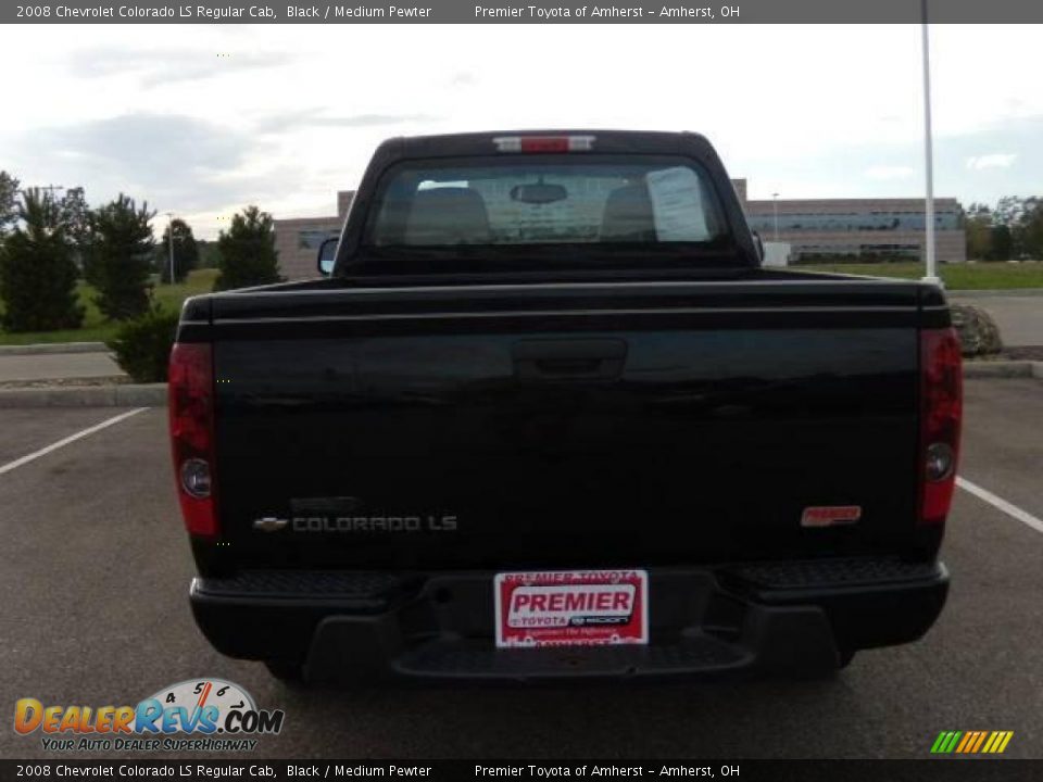2008 Chevrolet Colorado LS Regular Cab Black / Medium Pewter Photo #4