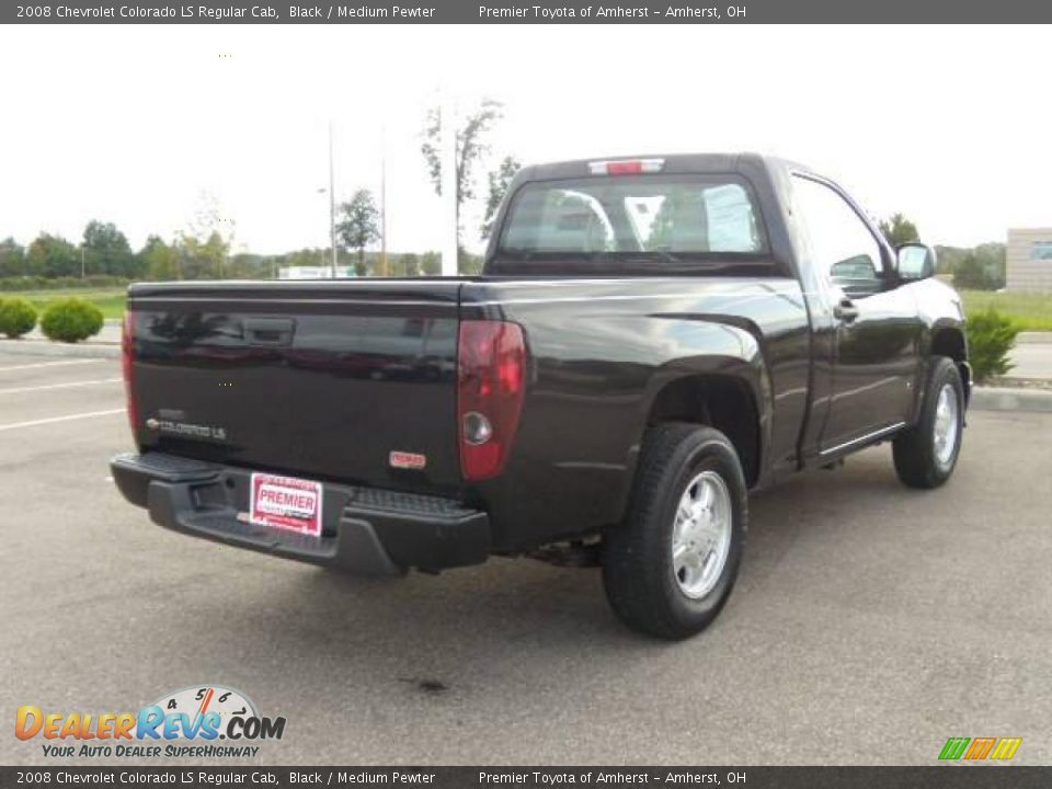 2008 Chevrolet Colorado LS Regular Cab Black / Medium Pewter Photo #5