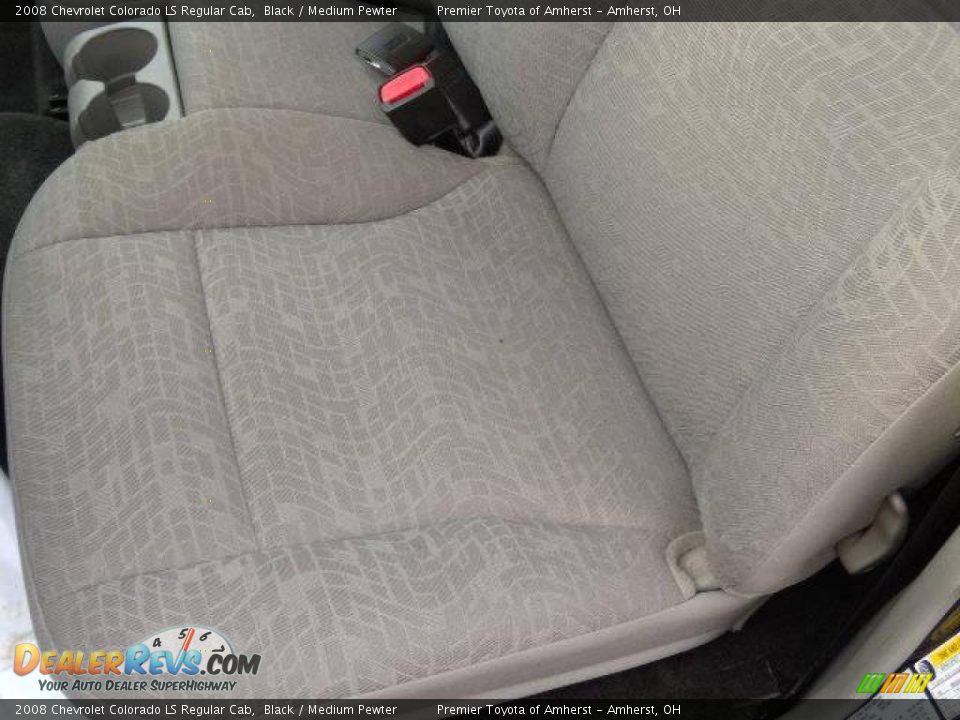 2008 Chevrolet Colorado LS Regular Cab Black / Medium Pewter Photo #9