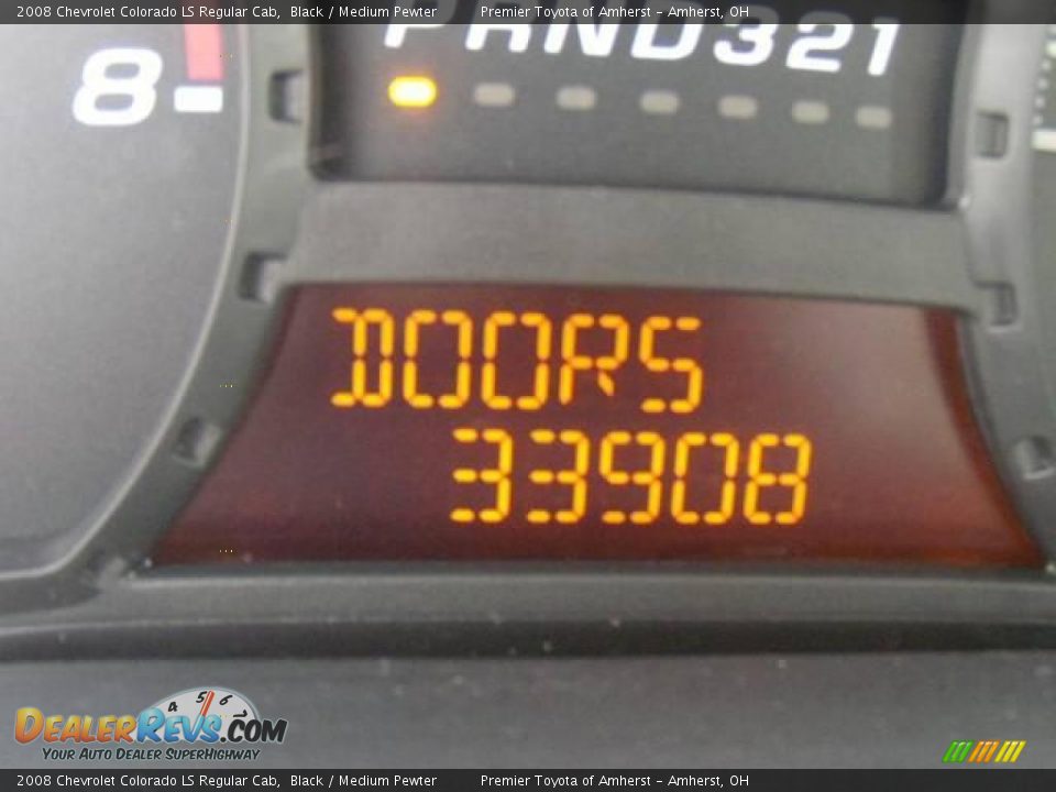 2008 Chevrolet Colorado LS Regular Cab Black / Medium Pewter Photo #12