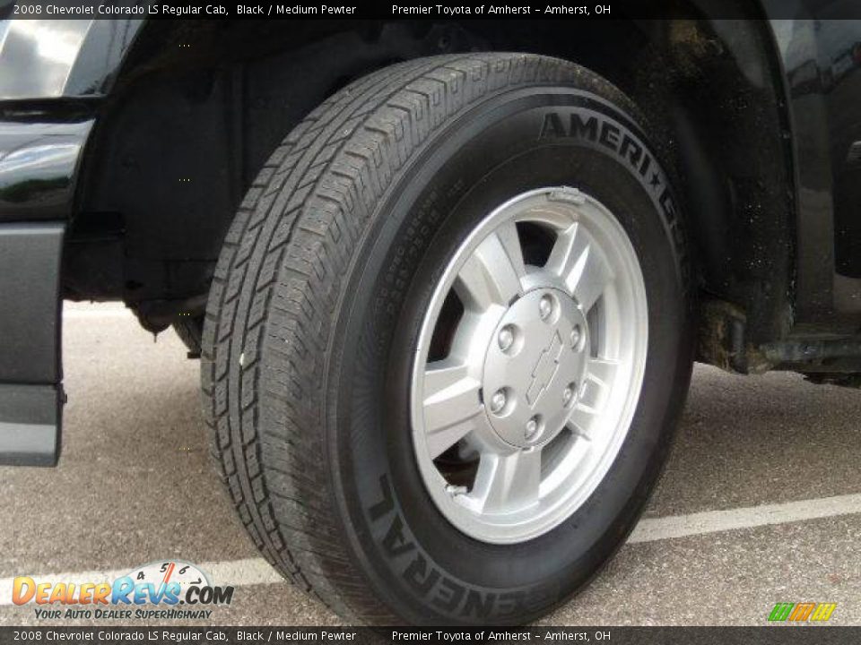 2008 Chevrolet Colorado LS Regular Cab Black / Medium Pewter Photo #15