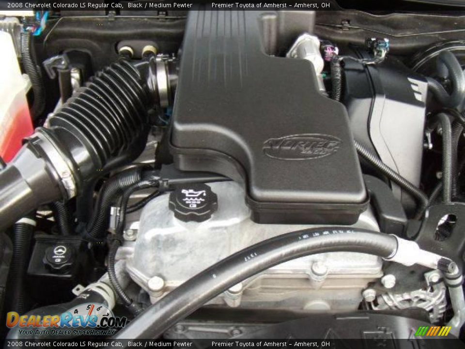2008 Chevrolet Colorado LS Regular Cab Black / Medium Pewter Photo #16